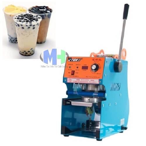 Máy dán miệng cốc - Công Ty Cổ Phần Máy Và Thiết Bị Minh Huy